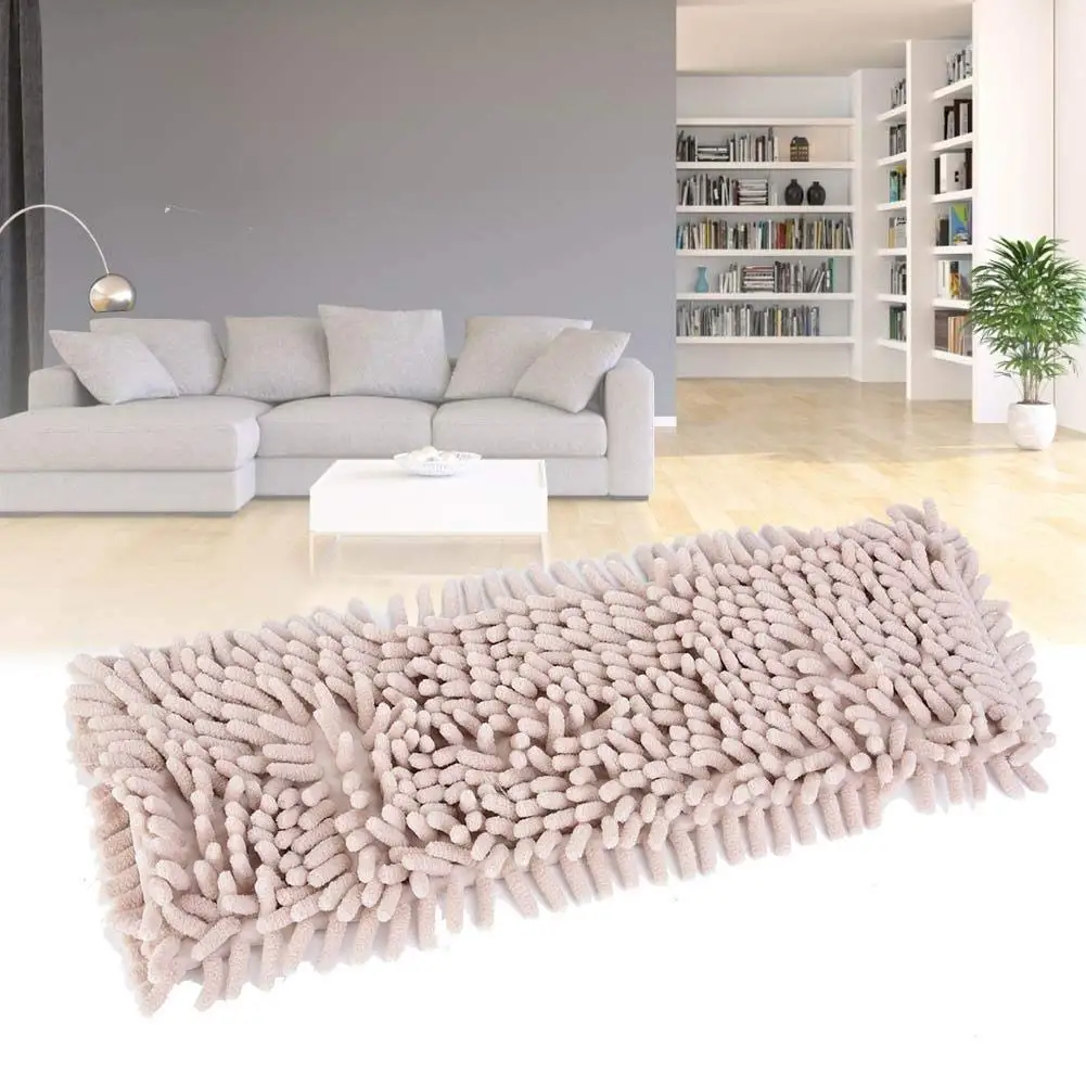 Rectangle Home Cleaning Pad Chenille Household Dust Mop Head Replacement Easy Replace Dust Mops Drop Shipping 40x10cm