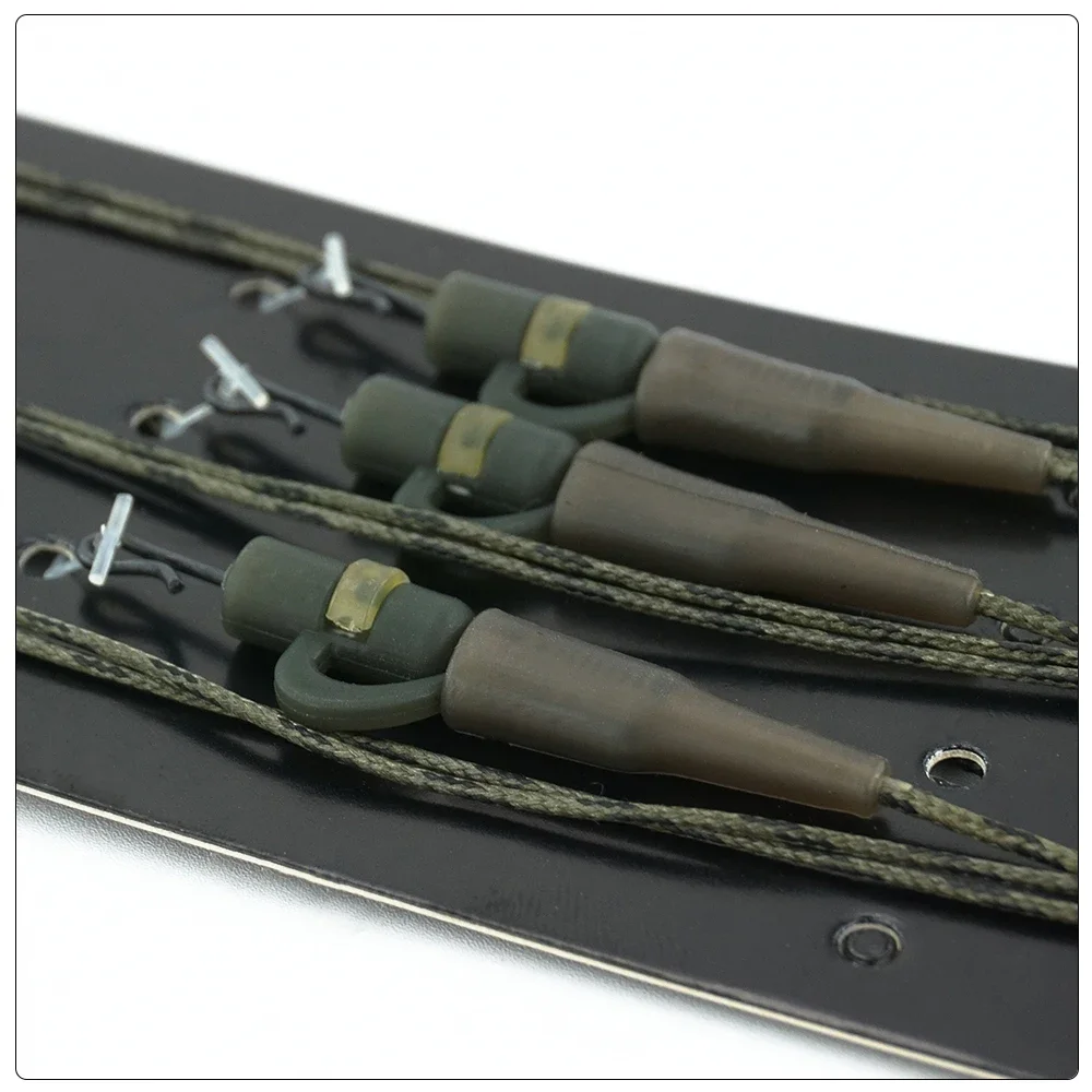 3x Karpfenangeln Bleikern mit Hubschrauber Rigs geflochtene Angelschnur für Karpfen Rig Bleiklammern – Detail 4