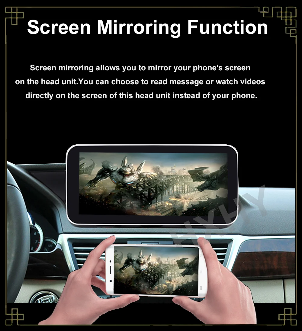 Qualcomm 12.8inch Android 15 8Core 12+256G Car Radio Multimedia BT Auto For Benz