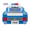 DIY Building Block Police Car Toy Set Creative Educational Patrol Vehicle  for Kids Fun Assembly Puzzle Playset 2