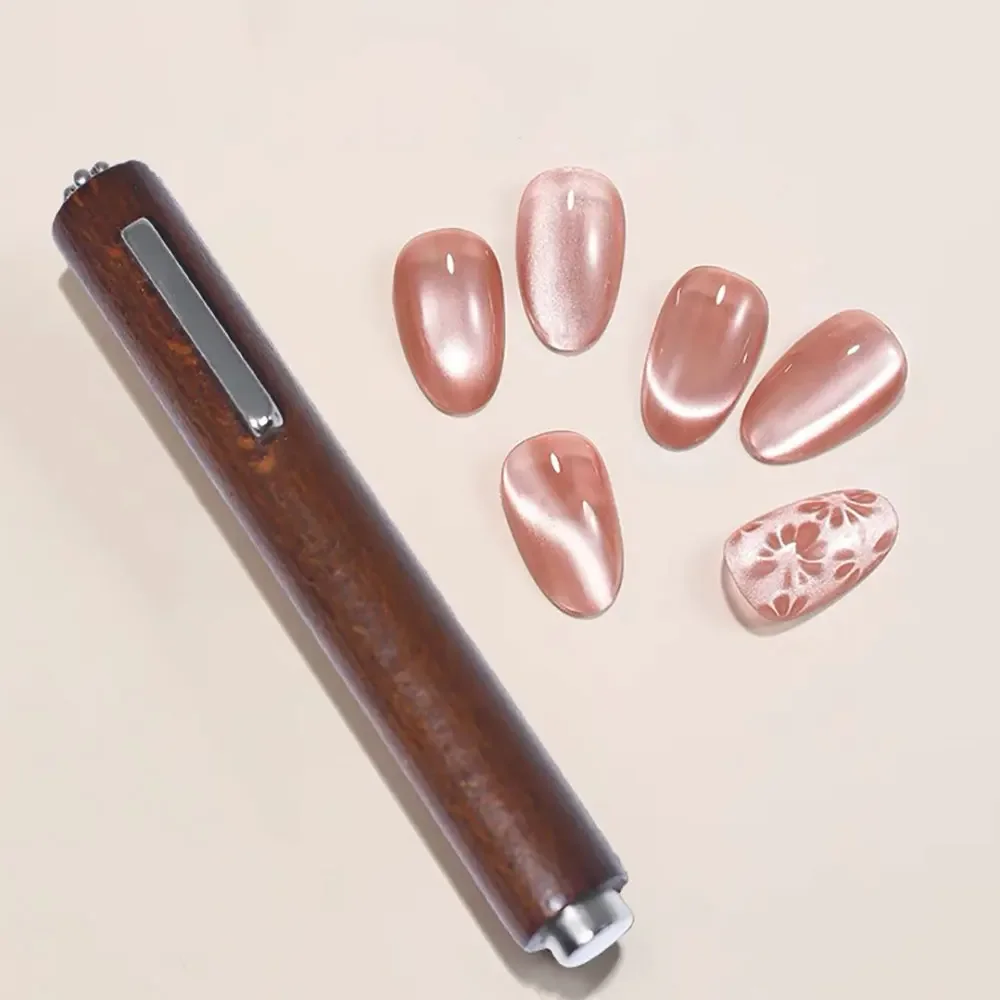 3-in-1 Multifunctional Magnetic Cat's Eye Nail Magnetic Stick Super Strong Gel Polish Magnet Pen Large Cylinder