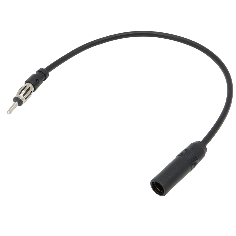 Câble Extension Antenne Radio Voiture Universel – Adaptateur Coudé Mâle/femelle AM FM | Amplificateur Signal Stéréo Auto