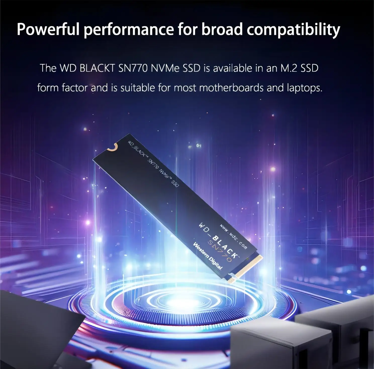 PC Ʈ ̹ ϵ ̺  ̹ ָ Ʈ ̺,  WD SN770 NVMe SSD 500G, 1TB, 2TB, Gen4 PCIe M.2, 3 DNND