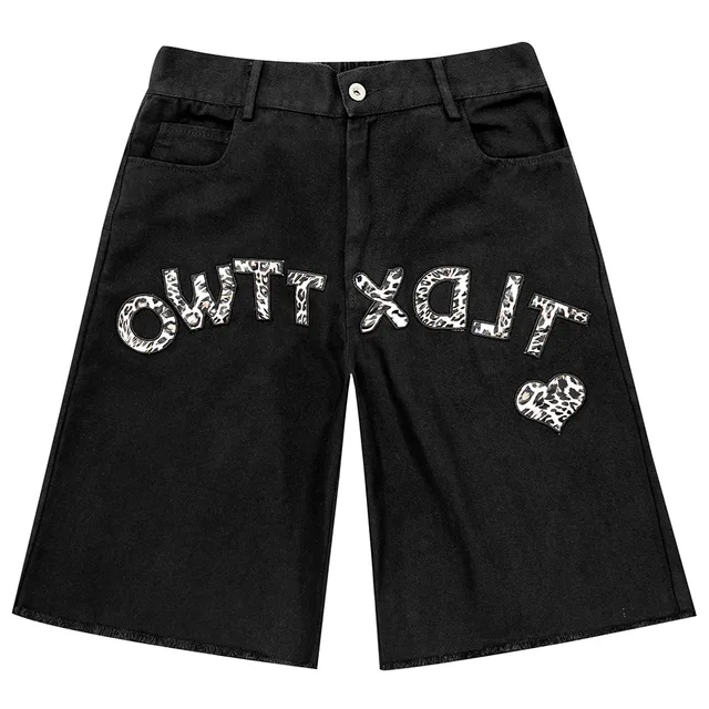 Shorts Letter Cute Graphic Patch 