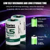 10PCS LS14250 14250 TL-5902 1/2AA 1/2 AA 3.6V Non-rechargeable Li-Ion Battery For CNC ETC PLC Industrial Control Gas Water Meter 3