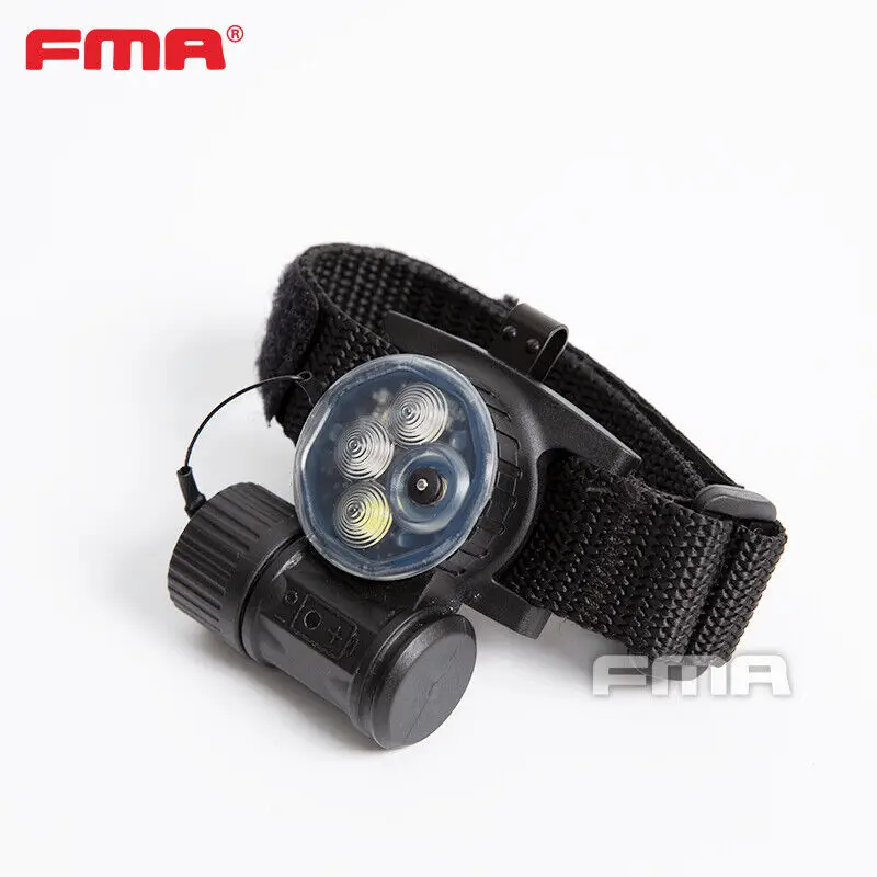 FMA Molle / Armband-Tauchmarkierungsleuchte identifiziert wasserdichte Suchrettungslampe IR / blaues Licht / weiße LED – Detail 1