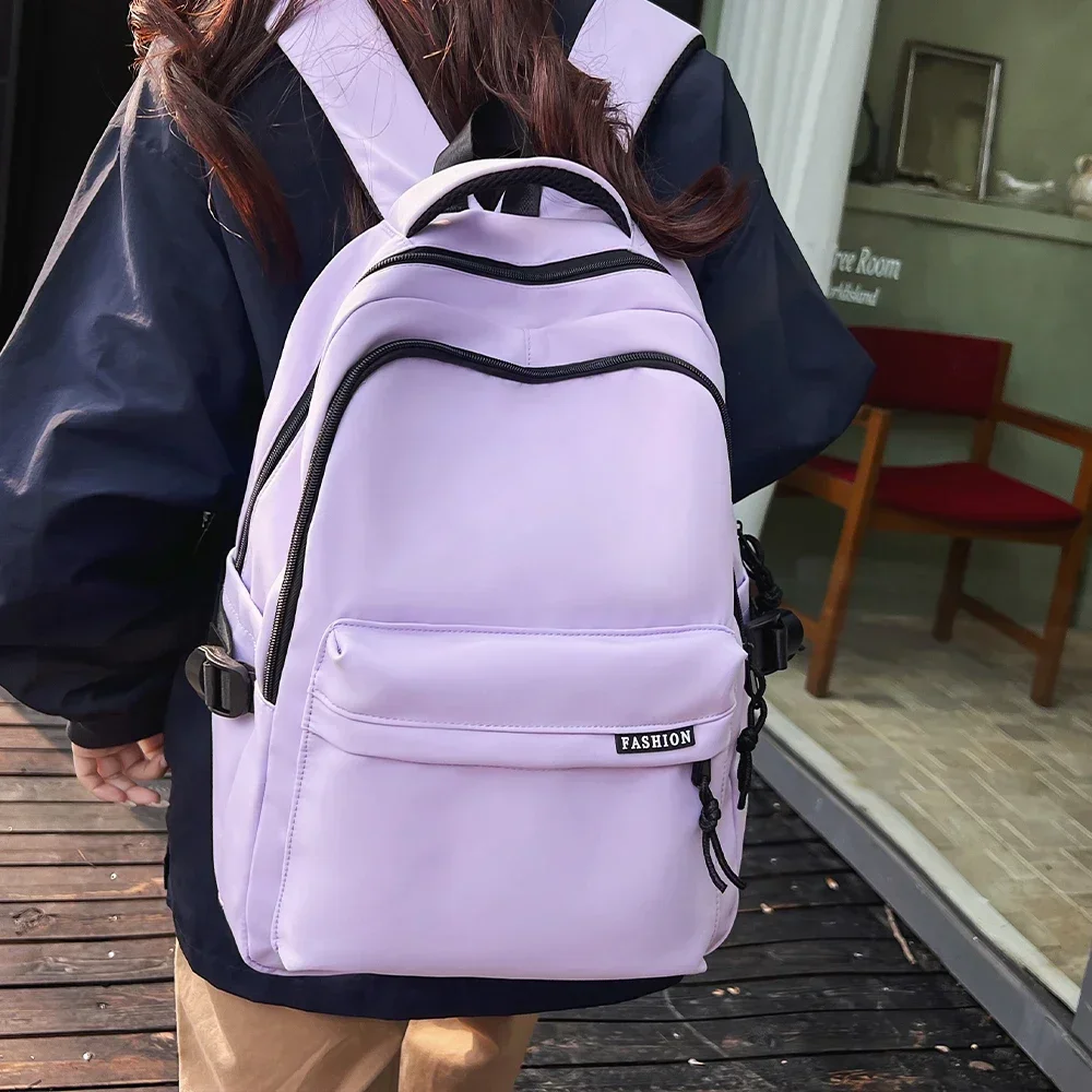 Creative Waterproof Teenage Nylon Book Bag Large Capacity Backpack Fashion Students School Bag Boys Girls Travel Backbag