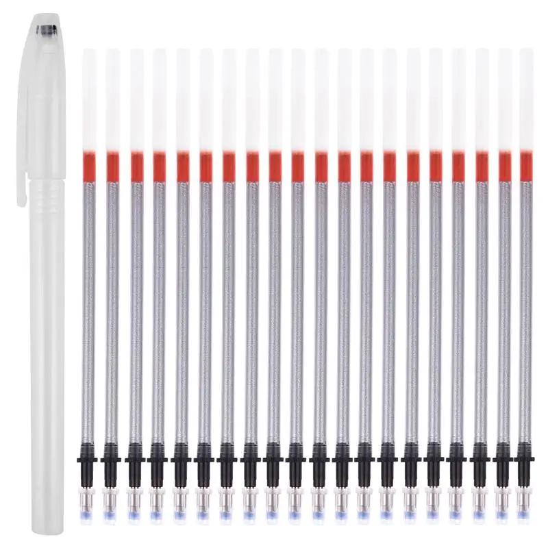 Versatile Refillable Erasable Leather and Fabric Marking Pens - Set of 5/10/20