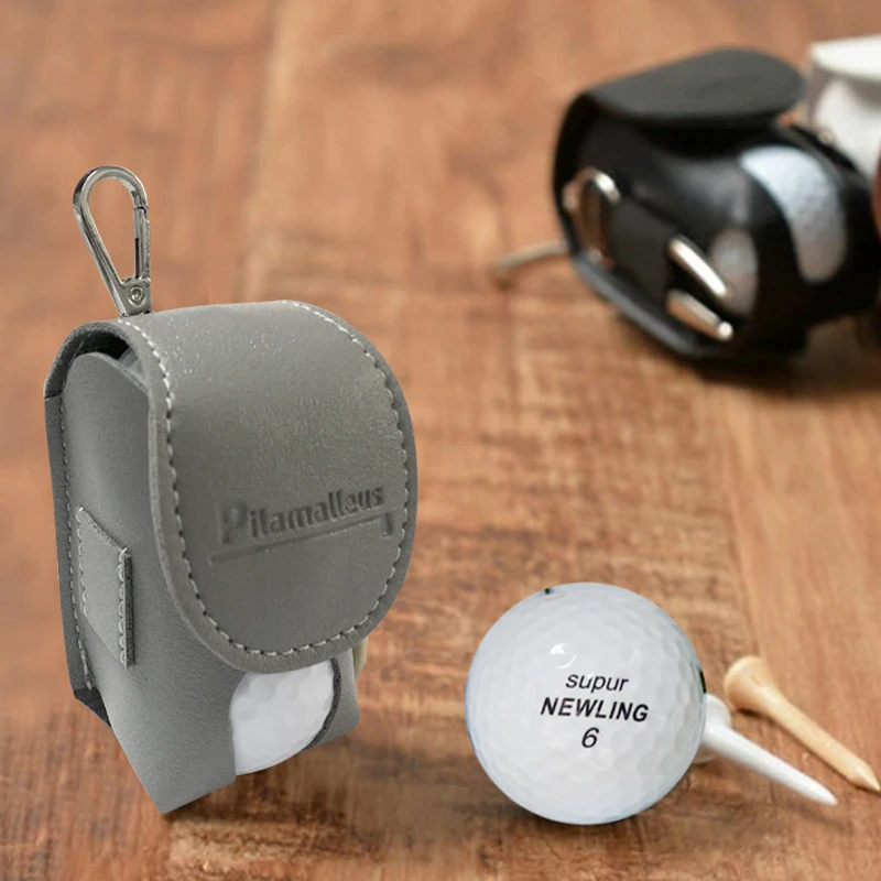 Golf Ball Pouch Bag Holds 2 Balls With 2 Tees
