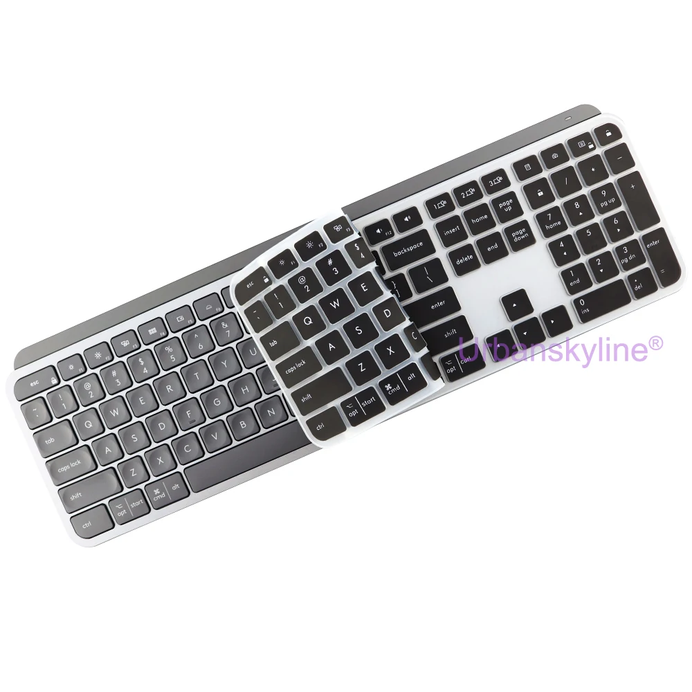 Keyboard Cover Keyboard Silicone Cover for Logitech MX KEYS Mechanical for Mac Plus