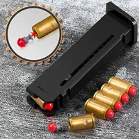 1911 Repeated Throwing Shell Toy Gun Anti Blowing Glock Soft Bullet Simulation Hand Snatching Children's Boy Shooting Bullets 2