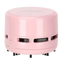 

Desktop Vacuum Cleaner Mini Desk Dust Cleaner Home Table Sweeper Cleaner 360 Degree Spiral Fan Blades Large Suction Power