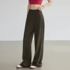 Fitness Women's Loose Straight Sports Pants High Waist Running Leggings Training Summer Breathable Yoga Pants Thin New