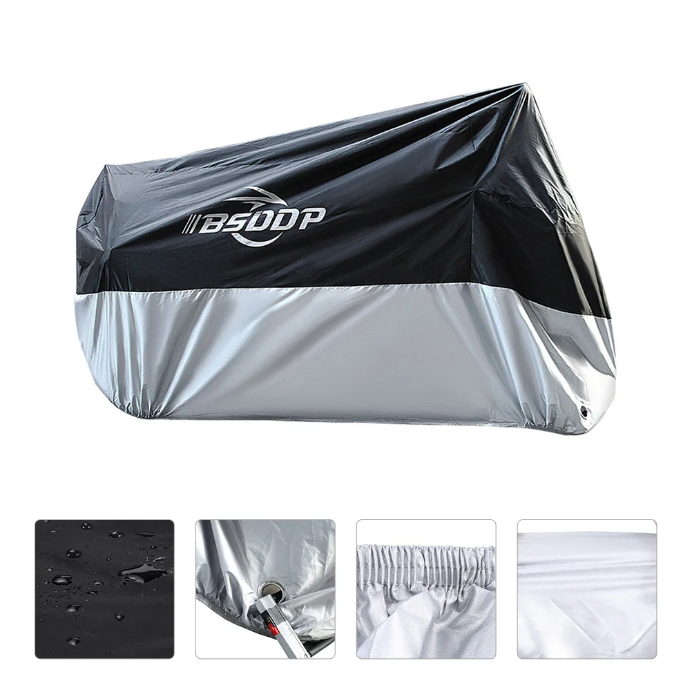 Cover Motorcycle Car Covers Shelter Rain Motorbike Automobiles Scooter Dust Protector Anti Black Wrap Day Rainy Quad coffer