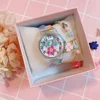 New Fashion Colorful Flower Watch for Girl Women Cute Cartoon Kids Watches Silicone Quartz Candy Color Children Wristwatch Clock 4