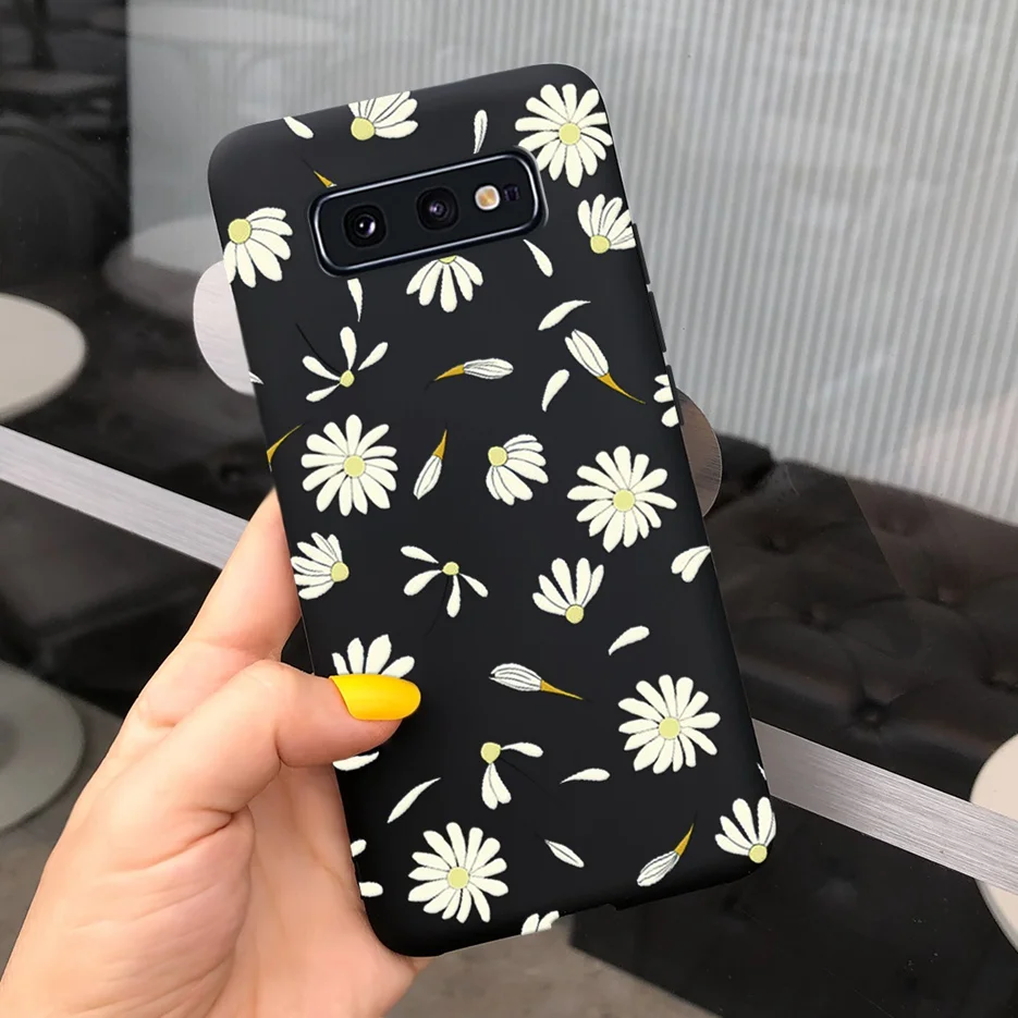 Lovely Pattern Soft Silicone Matte Phone Case with Bumper Protection