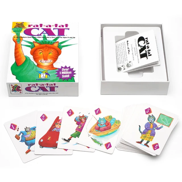 Rat a Tat Cat - Jeu de cartes Fun Numbers avec des chats (et quelques rats) pour les 6 ans et plus ﻿ 4