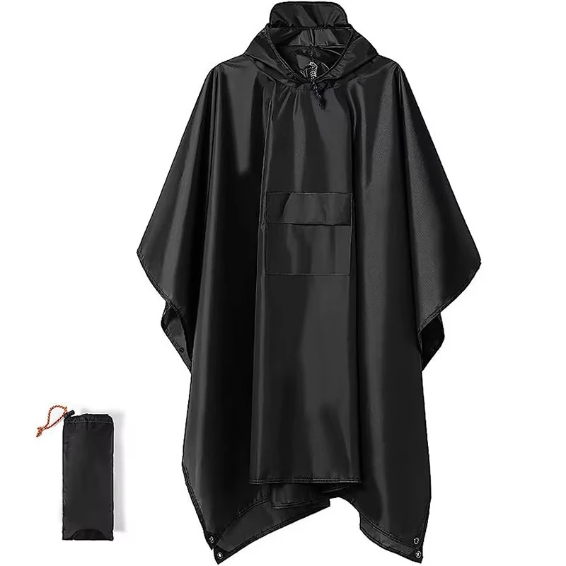 Three in one multifunctional cloak raincoat for cycling outdoor hiking fishing waterproof breathable adult