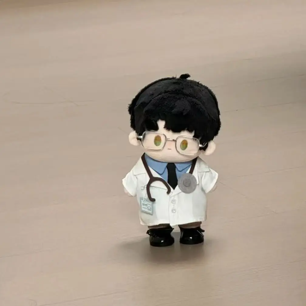 20CM Zayne Doll Clothes Doctor Surgical Uniform Suit Cotton White Coat Clothing Accessory Love and Deepspace XavierRafayel