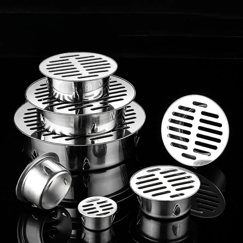 50-200MM Floor Drain Balcony Floor Drain Stainless Steel Large Displacement Drainage Outdoor Roof Anti-Blocking Strainer