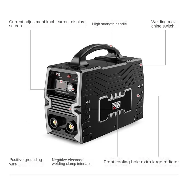 Full Set of Powerful Welding Machine 220V Home 315 Portable All-Copper Dc Welding Machine Can Be Used At Home