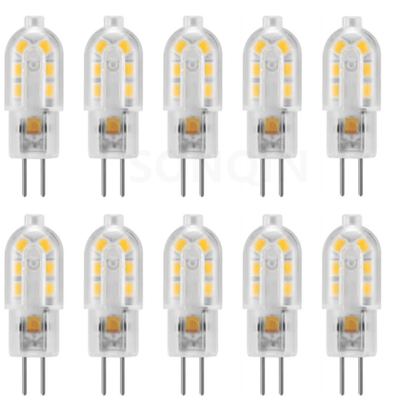 

10pcs New High quality AC DC 220V 12V G4 LED 3W Corn Light SMD bulb Super bright Replace Halogen Lamp Led Light