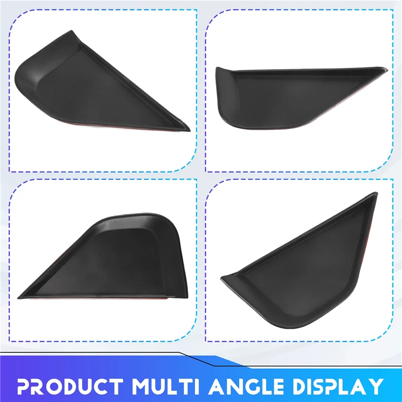 1 쌍의 자동차 사이드 센터 제어 보관함 공간 플레이트 플라스틱 커버 트림 인테리어 액세서리 Skoda Kodiaq 2017-2022에 적합