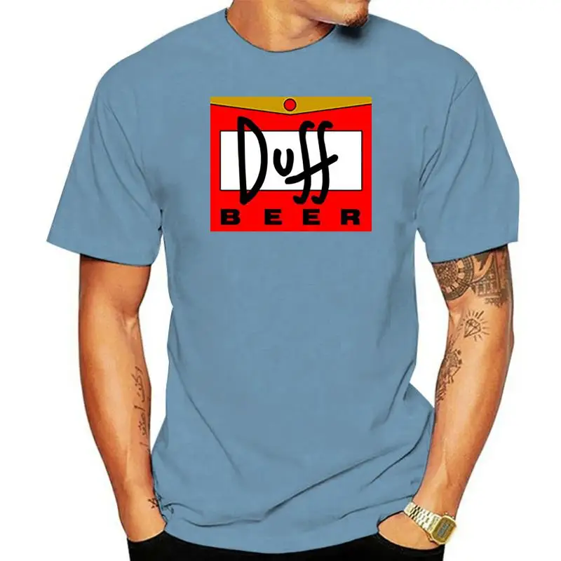 

Men's Print Casual 100% Cotton T-Shirt Popular Duff Beer Mens T-Shirt