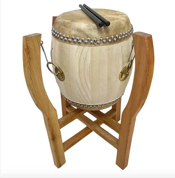 Chinese drum War drum Equipped with a solid wood frame Professional performance Percussion instruments