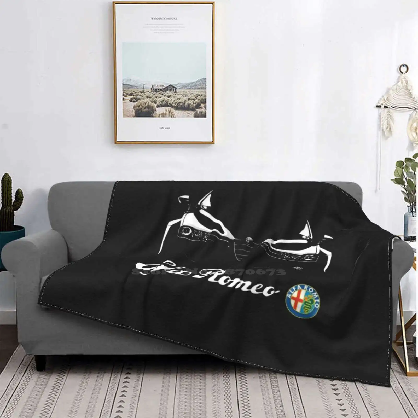 Новинка модное мягкое одеяло без названия по низкой цене с новым принтом Alfa Romeo