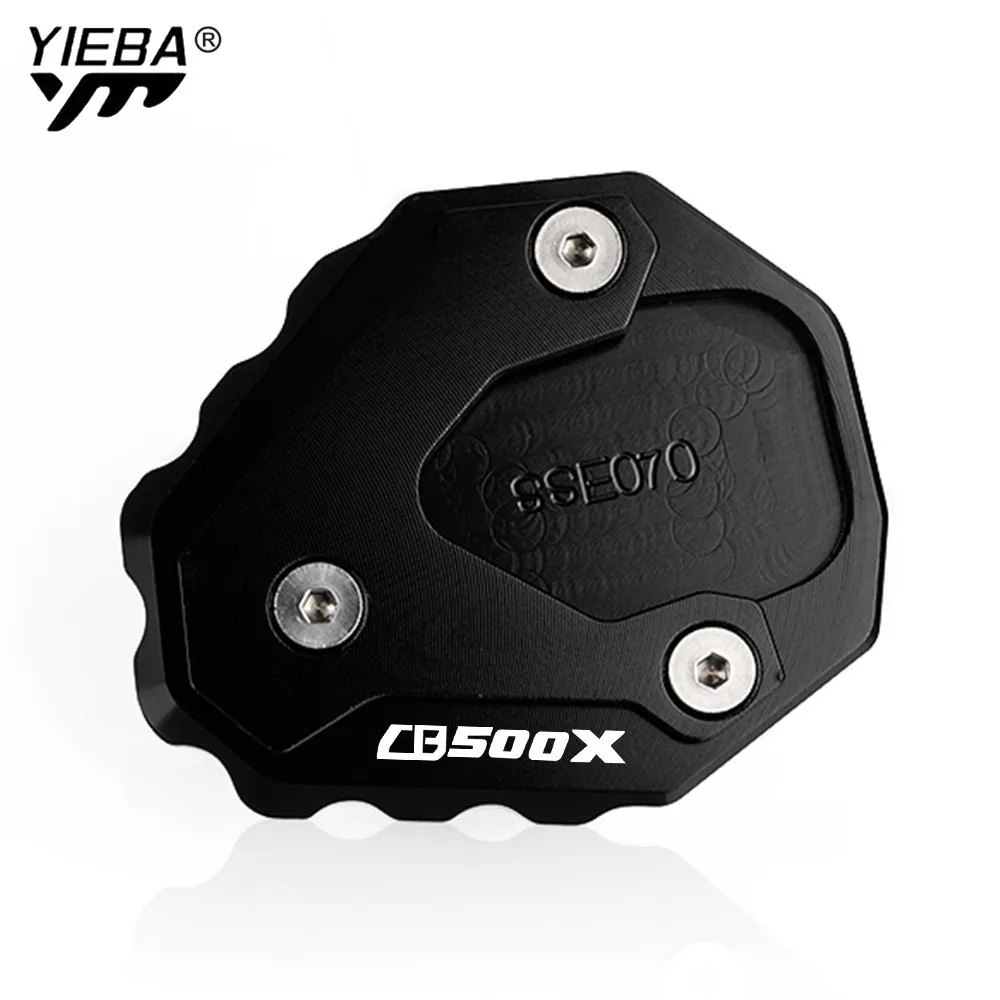 CB 500X CB500X 2013-2023 오토바이 킥스탠드 풋 사이드 스탠드 혼다 CB500F CB650R CB500X CBR500R용 확대 확장 플레이트 패드