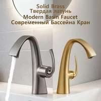 Modern New Design Bathroom Sink Faucet Single Lever Hole