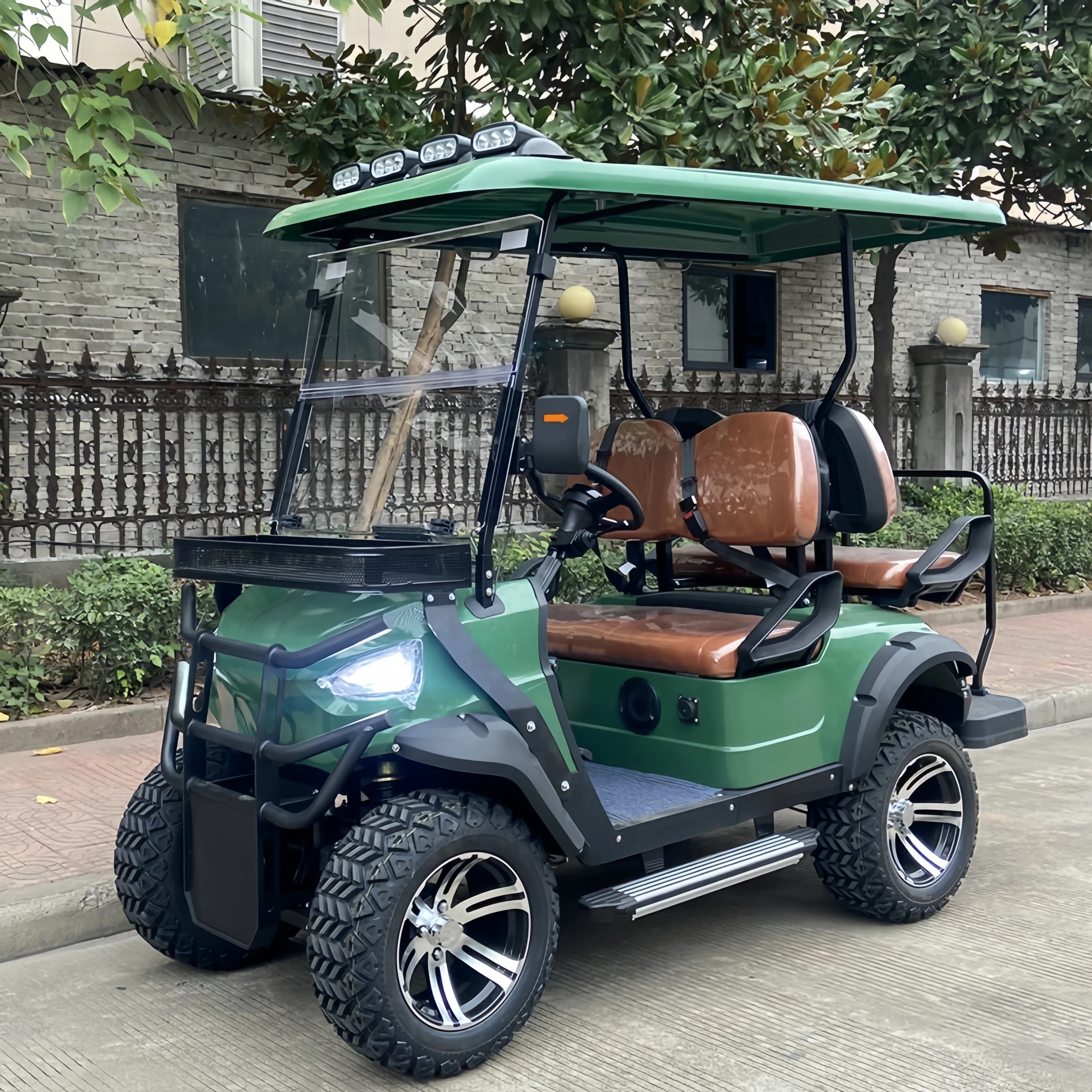 Affordable club 2 seater chinese electric golf cart car for sale 48V lithium comfortable 2 seats electric golf carts