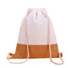 eco friendly cotton fabric cork drawstring bag, blank 40 50cm sport backpack for promotion,shopping bag,canvas bag for gifts 3