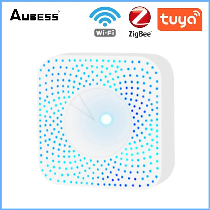Sensore 6-in-1 Per Tuya Zigbee – Monitor PM2.5, Formaldeide, VOC, CO2, Temperatura E Umidità