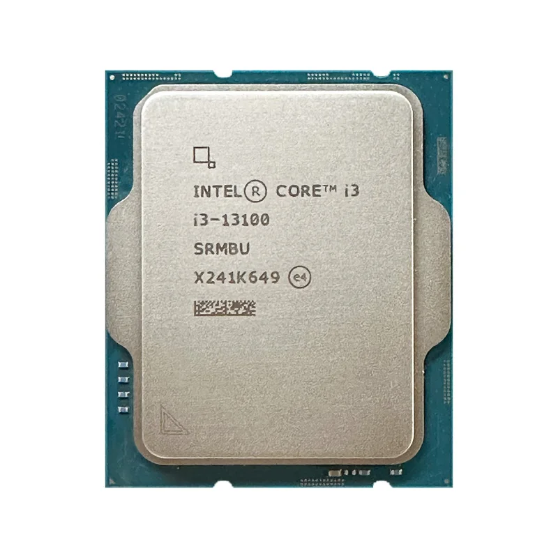 Intel Core i3-13100 i3 13100 2.5 GHz 4 cores 8 threads CPU 10NM L3=12M 65W  LGA 1700 Sealed New and with fan