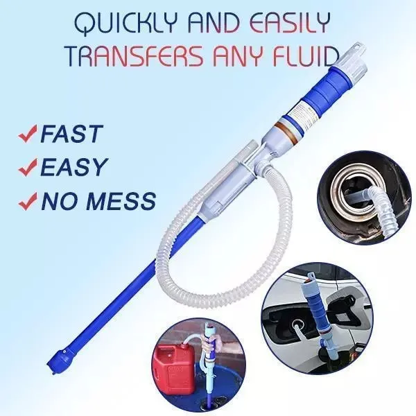 Electric Oil Pump Siphon Liquid Transfer Pump Battery Powered Car Gas Oil Water Liquid Tool