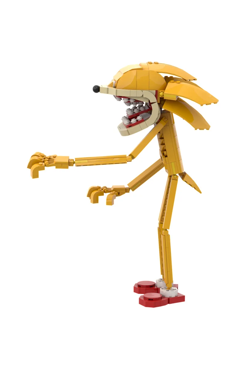 MOC Horror Charakter Modell Bausteine DIY Kreative Parodie Igel Animation Action Figur Ziegel Spielzeug Halloween Geschenk – Detail 18