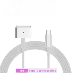 45W MagSafe 2 Power Adapter for MacBook Air and Pro - Premium Laptop Charger Replacement (Mag2T - TPE 1.8m)