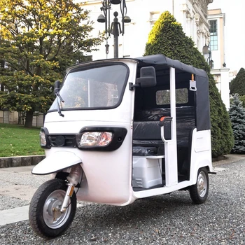 Bajaj Auto Taxi Tricicli passeggeri Tuk Tuk motorizzato a benzina con moto triciclo elettrico a tre ruote