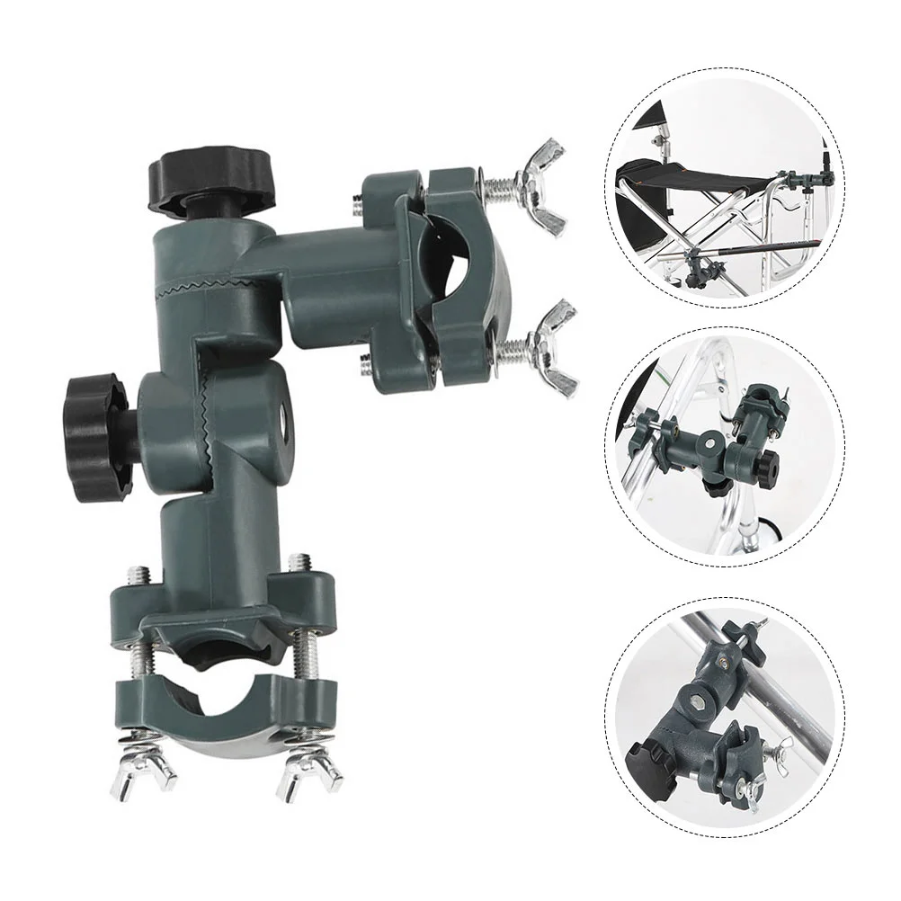 Fishing Rod Holder Rack Fishing Chair Mount Stand Bait Tray Holder  Adjustable Clamp Fixing Support Frame Universal Stand