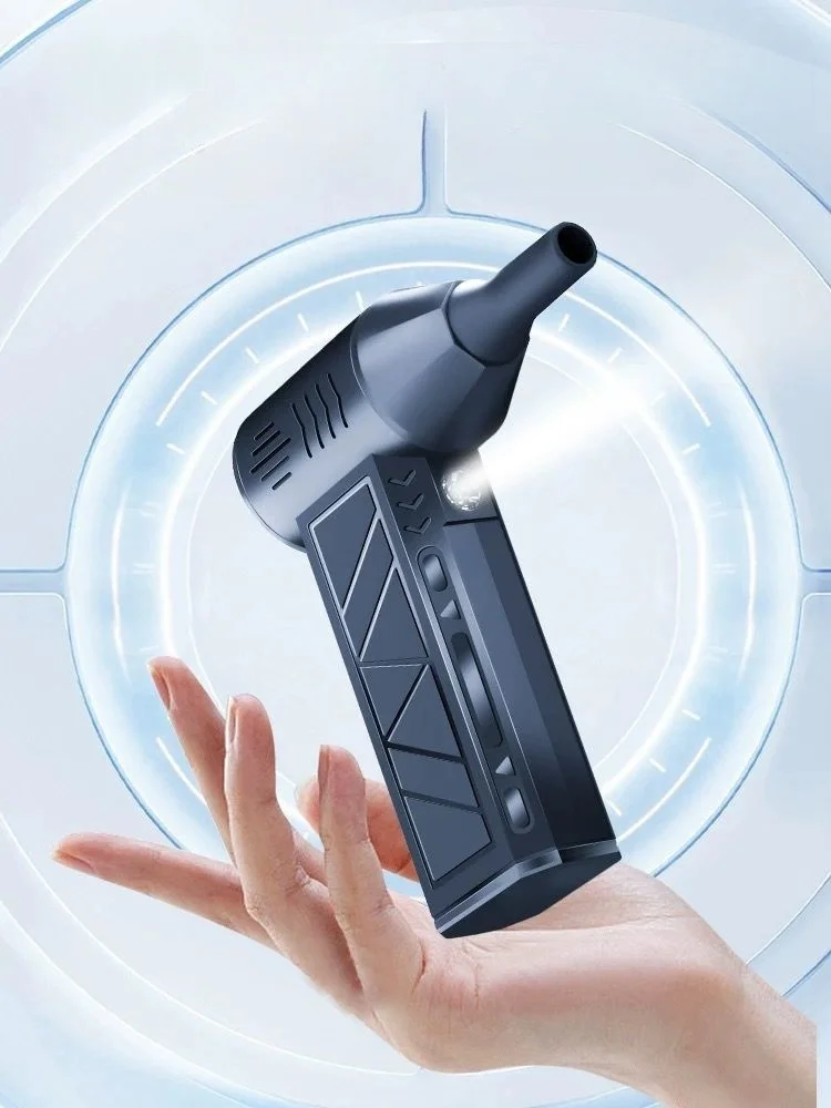 New 130,000RPM Air Blower Turbo Jet Fan Electric Power Display Handheld Mini Dust Cleaner High Speed Duster Gun Cleaning Tool
