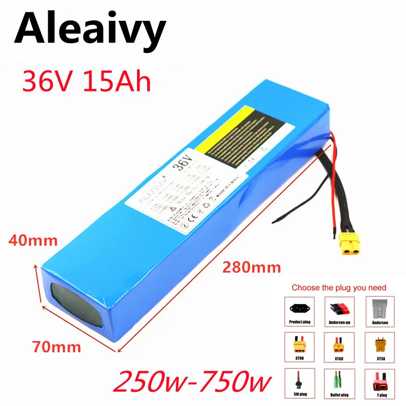 

NEW 18650 Lithium Battery Pack 36V 15000mAh Electric Folding Bicycle 250w-750w Motor Uses Electric Bicycle Scooter With 20A BMS