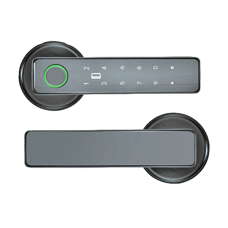 Tuya SmartLife APP WiFi Remote Control Smart Fingerprint Password RFID IC Card Sensing Single Latch Deadbolt Lock fingerprint door lock smart door lock electronic lock smart lock password lock