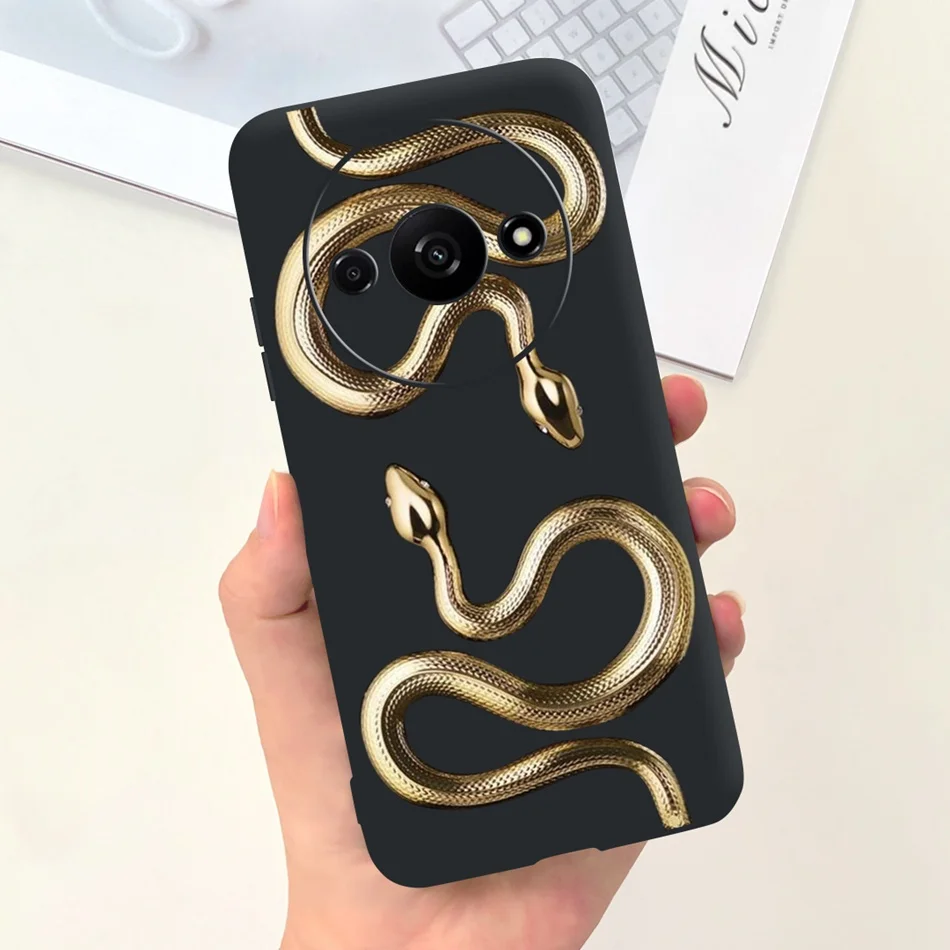 Fashion Moon Pattern Soft Silicone Protective Phone Case Back Cover