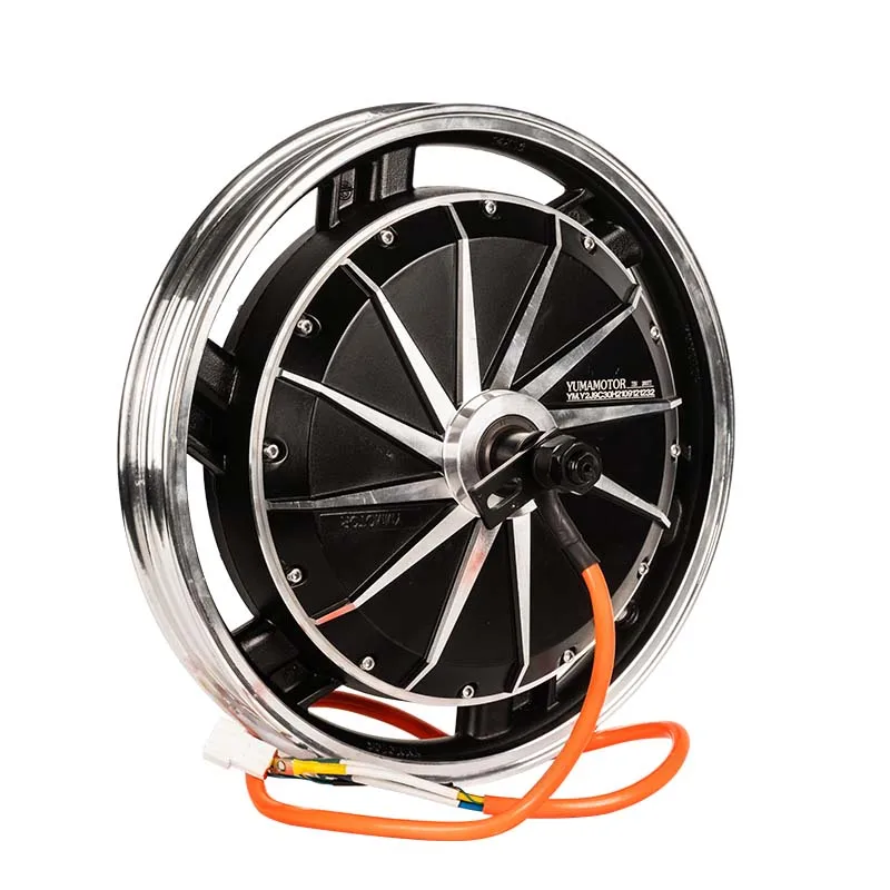 YMMOTOR 14inch 2000w V1 Drum Brake Disc Brake Electric Bldc Wheel Hub Motor For Electric Scooter Motorcycle