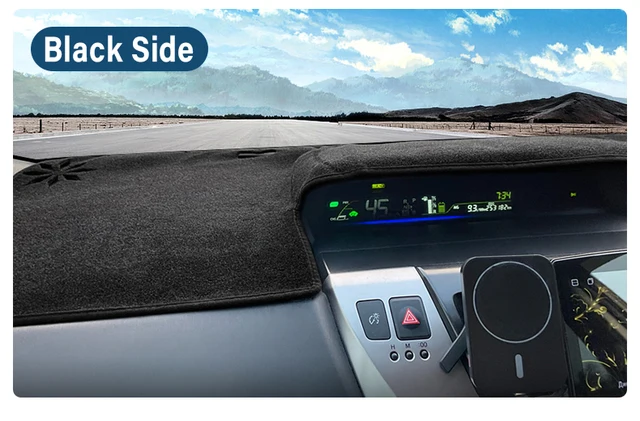 Tapis De Tableau De Bord Pour Toyota Yaris Cross XP210 2021-2024 - Protection Anti-UV, Antidérapant - Noir - Améliore Confort Et Sécurité