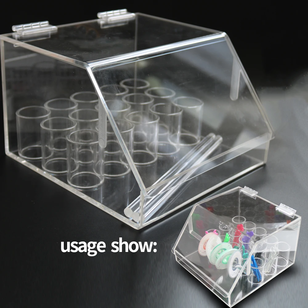 

1pc Rubber Tie Storage Box High Quality Dispenser e chain Placing Box e-chain O Ring