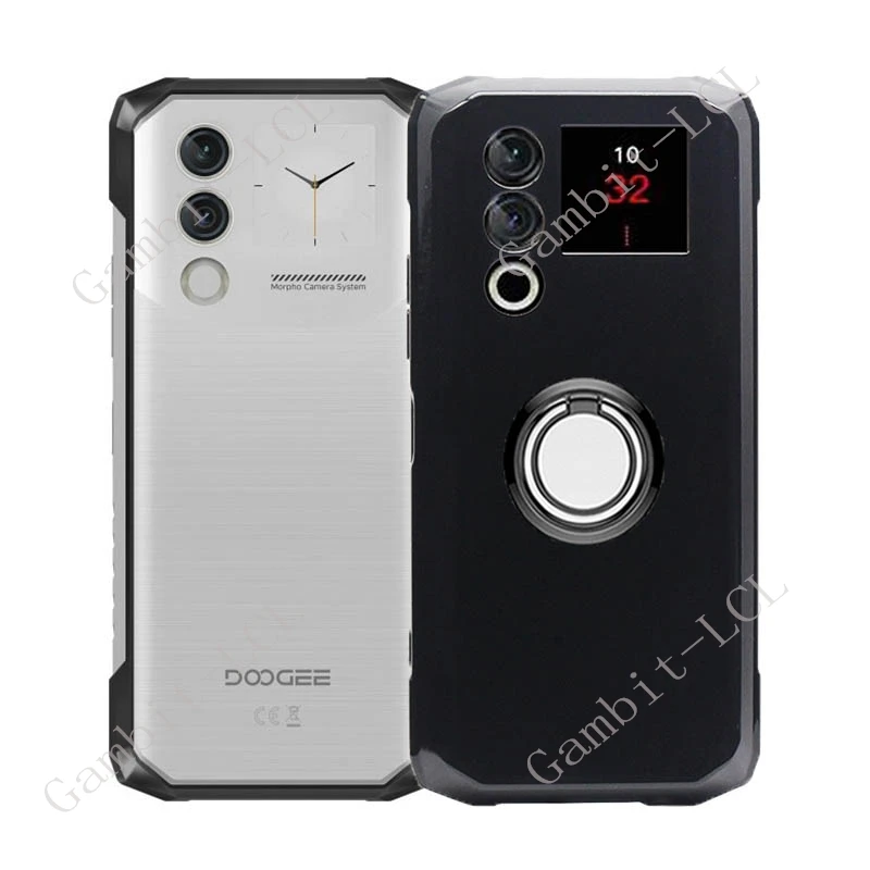 Enhanced Back Ring Holder Bracket Phone Case with TPU Soft Cover