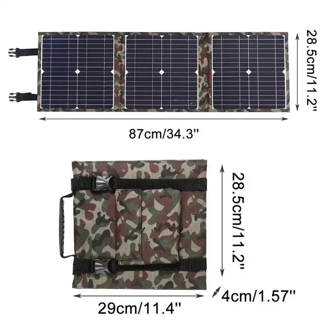 Solar Panel Kit Complete Camping Foldable 800W Solar Power Station MPPT Portable Generator Charger 18V for Car Boat Caravan Camp 2